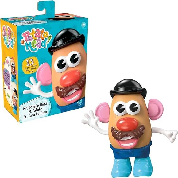 Mr. Potato Head Set with 13 Parts and Pieces, Toddler and Preschool Toys - Picture 1 of 6